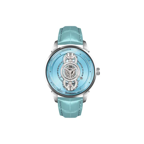BEHRENS 메커니컬 무브먼트 남녀공용 중국 시계 42mm*12.5mm*23mm 블루