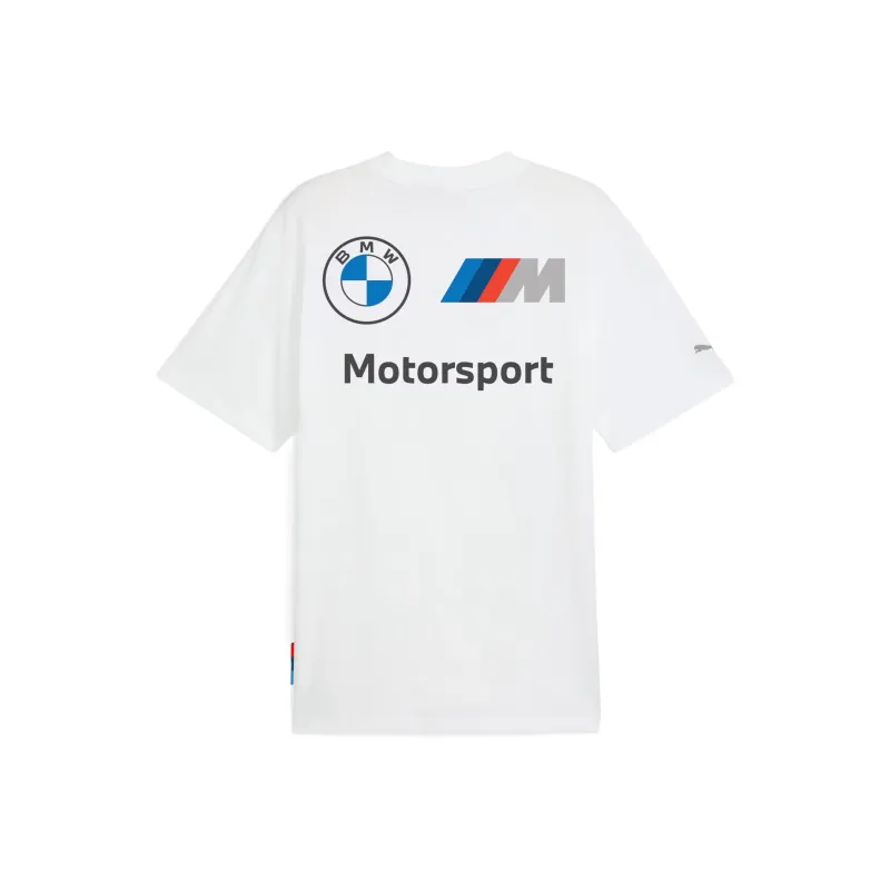 PUMA BMW M Motorspor Racing T Shirt Men's White-1