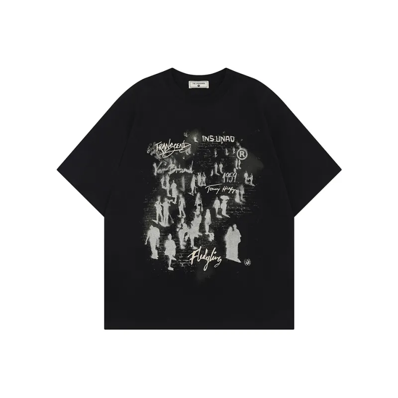 PAINT STAIN Fashion Minimalist Style T Shirt Unisex-3
