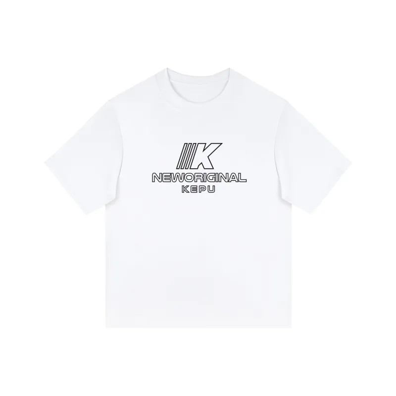 Kepu T Shirt Unisex Black Print Yellow-6