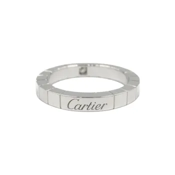 Cartier 2010s 18K White Gold Lanière Ring