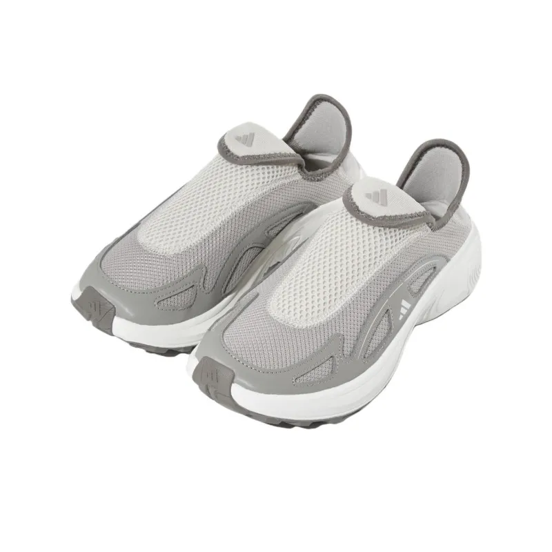 Adidas FC WALKER E Anti Slip Wear Resistant Low Top Casual Running Shoes Unisex Gray White-2