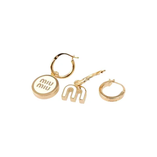 MIU MIU   Earrings Women's Gold