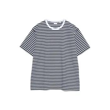 Nanamica Coolmax Striped Short sleeve T shirt