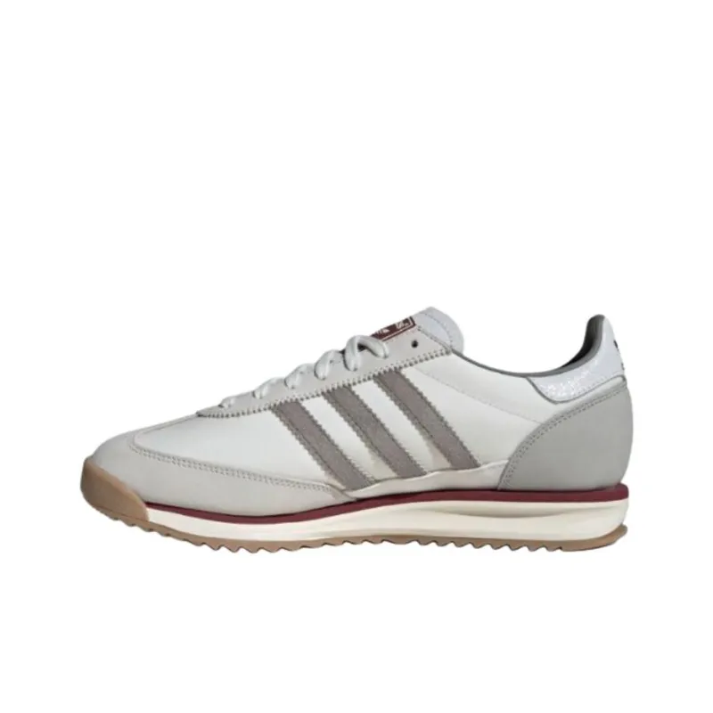 Adidas Originals SL 72 RS Anti Slip Wear Resistant Low Top Casual Shoes Unisex Ivory Gray-2