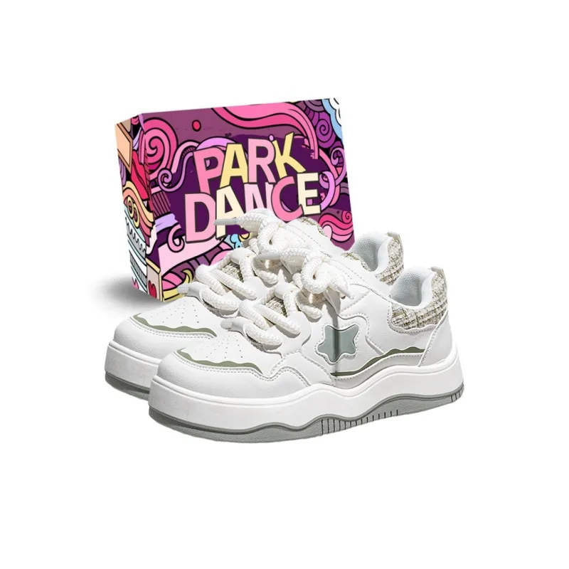 PARK DANCE Low Top Skateboard Shoes Women's-21
