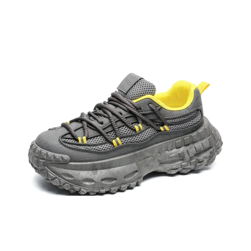 ROBINHOOD Cushioning, Slip Resistant, Abrasion Resistant Support Low Top Chunky Sneakers Men's Box-7