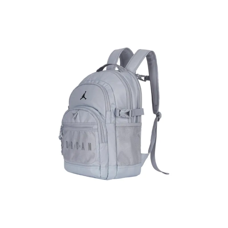 Jordan Polyester Backpack Unisex Light Wolf Gray-1