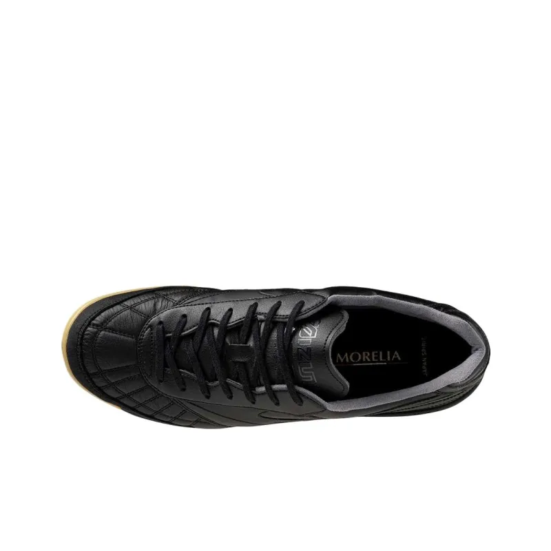 Mizuno MORELIA SALA AG Rubber Short Studs Abrasion Resistant Soccer Shoes Unisex Black-2