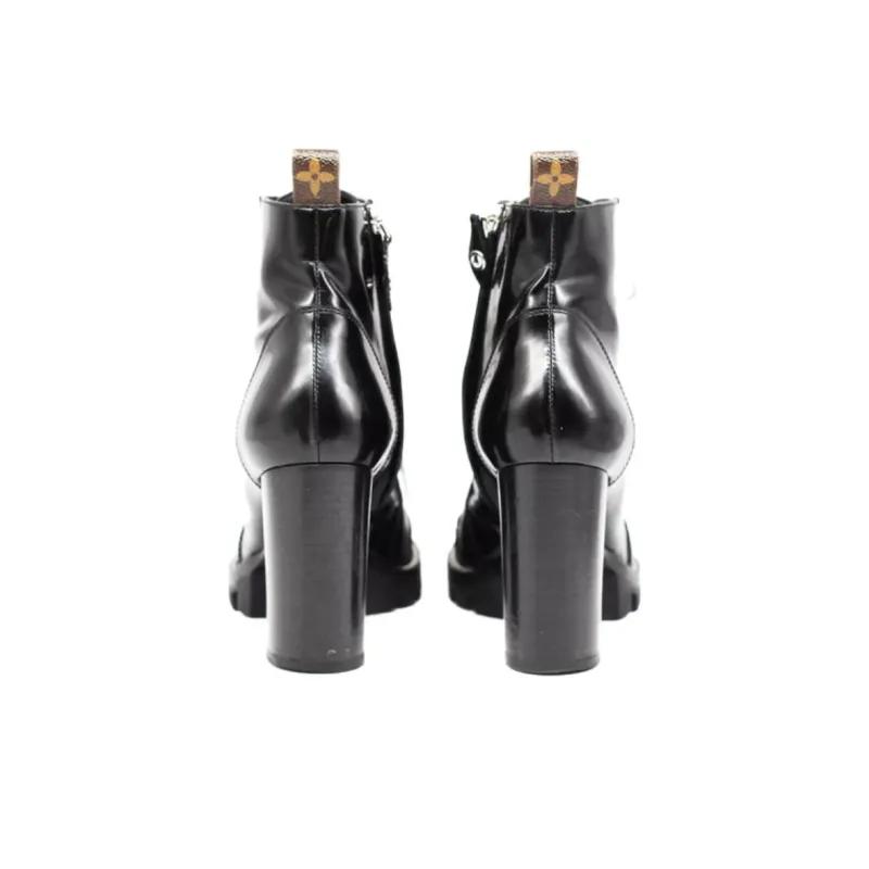 LOUIS VUITTON Star Trail Boots 'Black' Women's-3