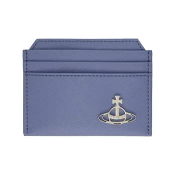 Vivienne Westwood Artificial Leather Card Holder Women's Blue