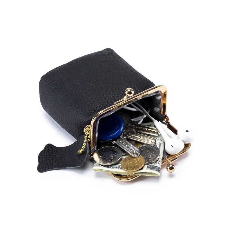OUZIHUANG Top Grain Cow Leather Clutch Regular Women's Multicolor-3