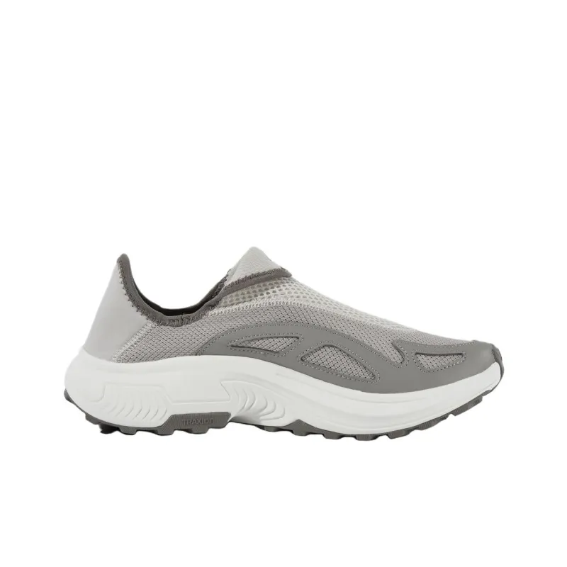 Adidas FC WALKER E Anti Slip Wear Resistant Low Top Casual Running Shoes Unisex Gray White-1