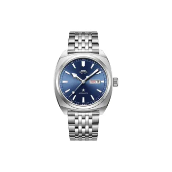 Beijing Mechanical Movement Stainless Steel Watchband Watch Men's Watches Blue Dial
