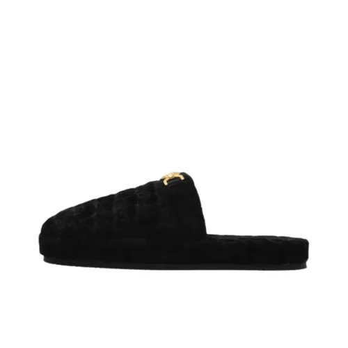 FANSIZHE Closed Toe Slippers Men's Black