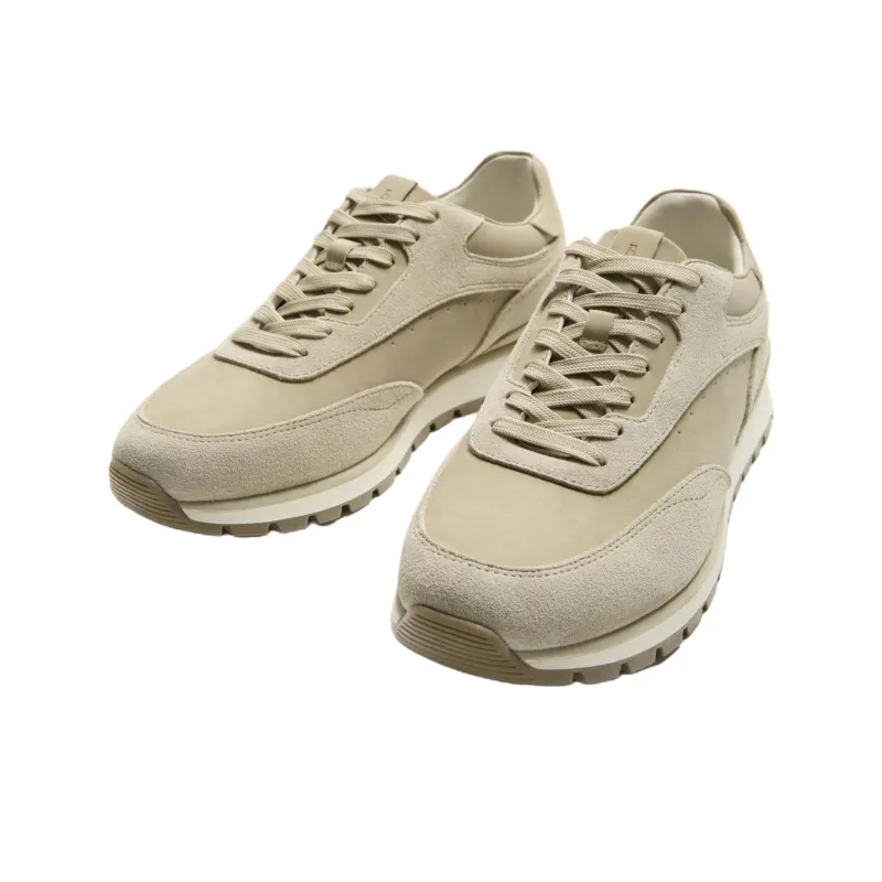 ZARA Low Top Casual Shoes Men's Beige Yellow-2