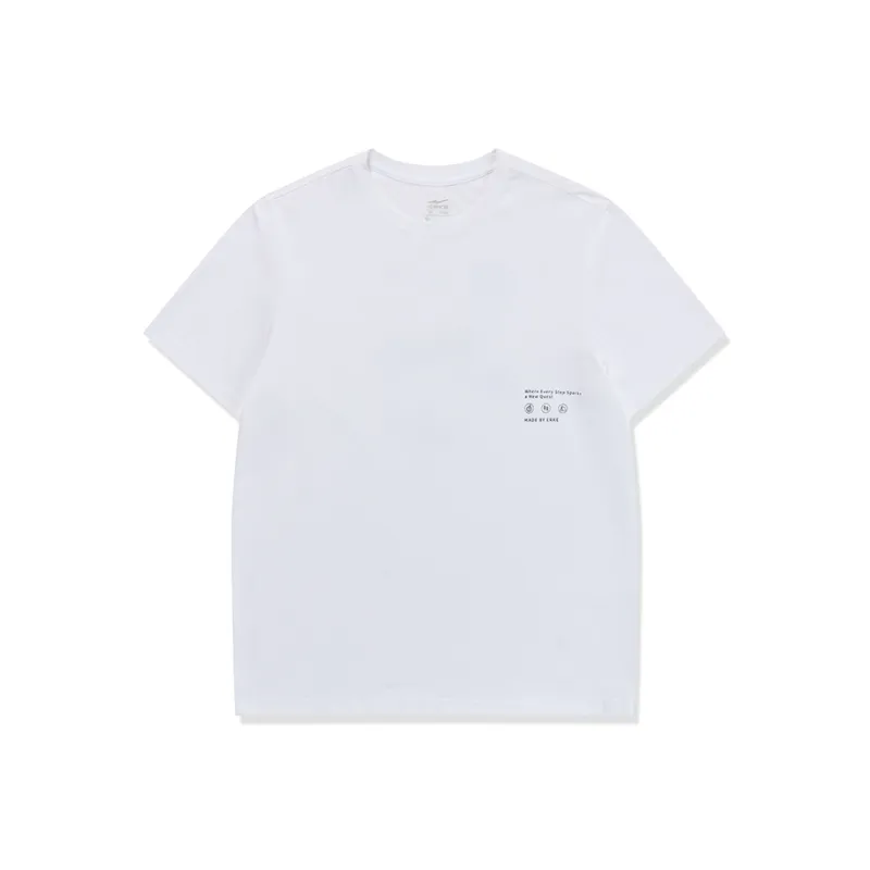 Erke T Shirts Men True White-0