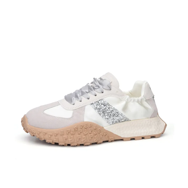 La Chapelle Anti Slip And Wear Resistant Breathable Low Top Chunky Sneakers Women's-10