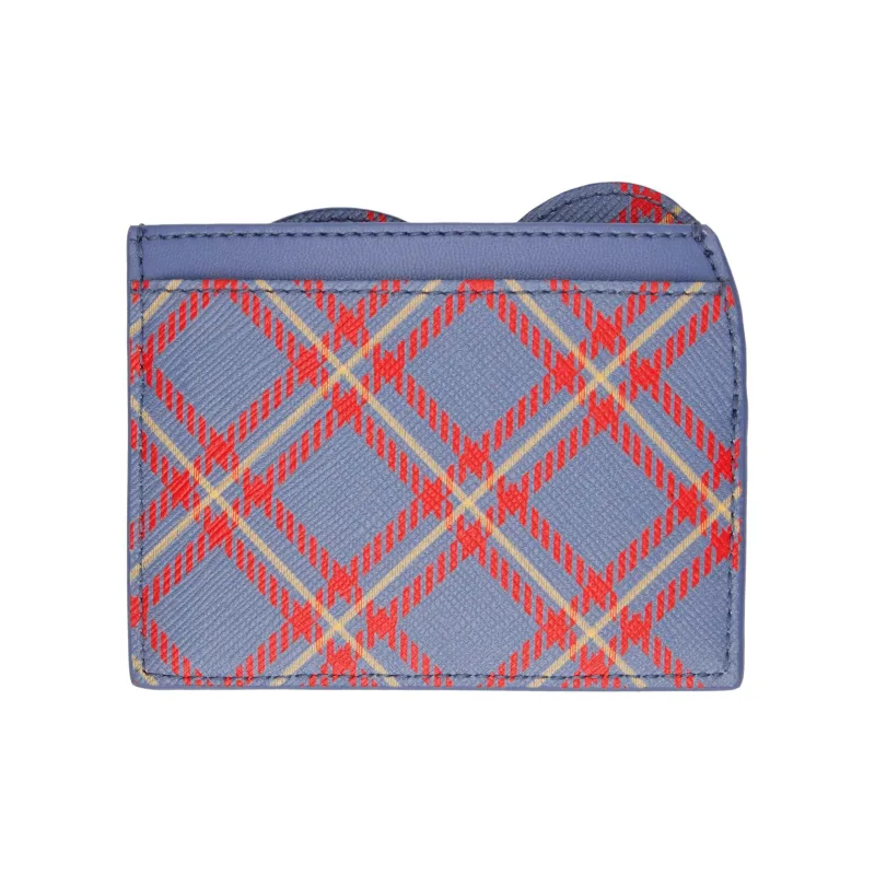 Vivienne Westwood Synthetic Leather Card Holder Women's Blue & Orange-1