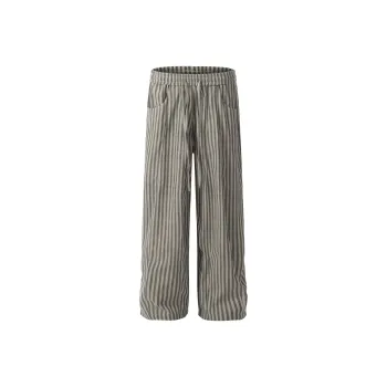 TESTUNG Casual Pants Unisex Gray