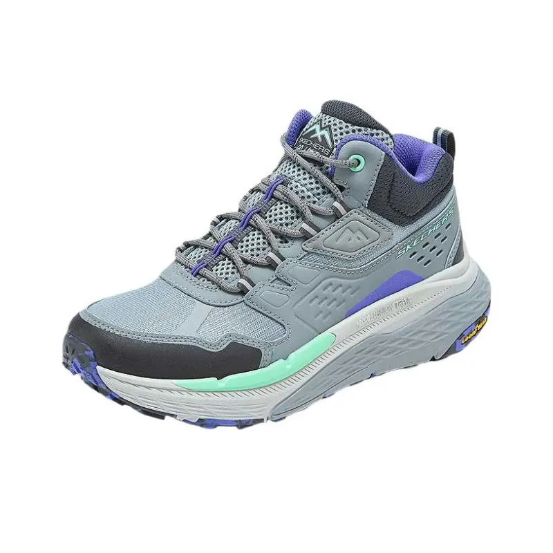 Skechers Women's GO Series Low Top Running Shoes Women's Gray Purple-1