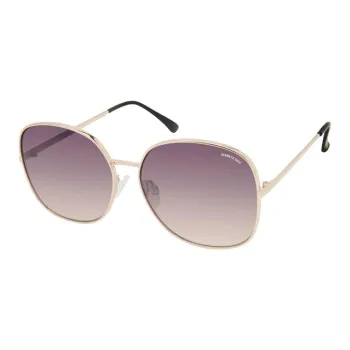 KENNETH COLE Metal Butterfly Sunglasses Women's Gold