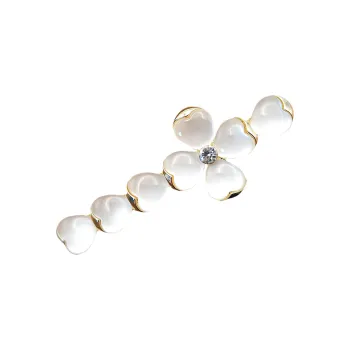 JIANYINGSHU Alloy+Faux Diamond Hair Clips Women's