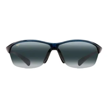 Maui Jim Polycarbonate Irregular Shape Sunglasses Unisex Black