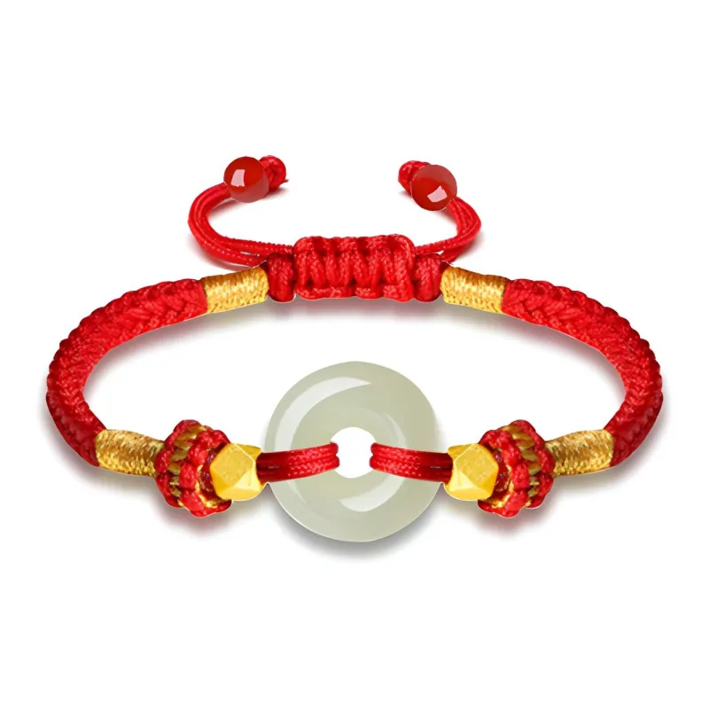 Teddy Bear Collection Jade Bracelets Unisex-1