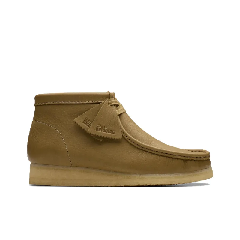 Clarks Wallabee Ankle Boots Men's Dark Olive-1