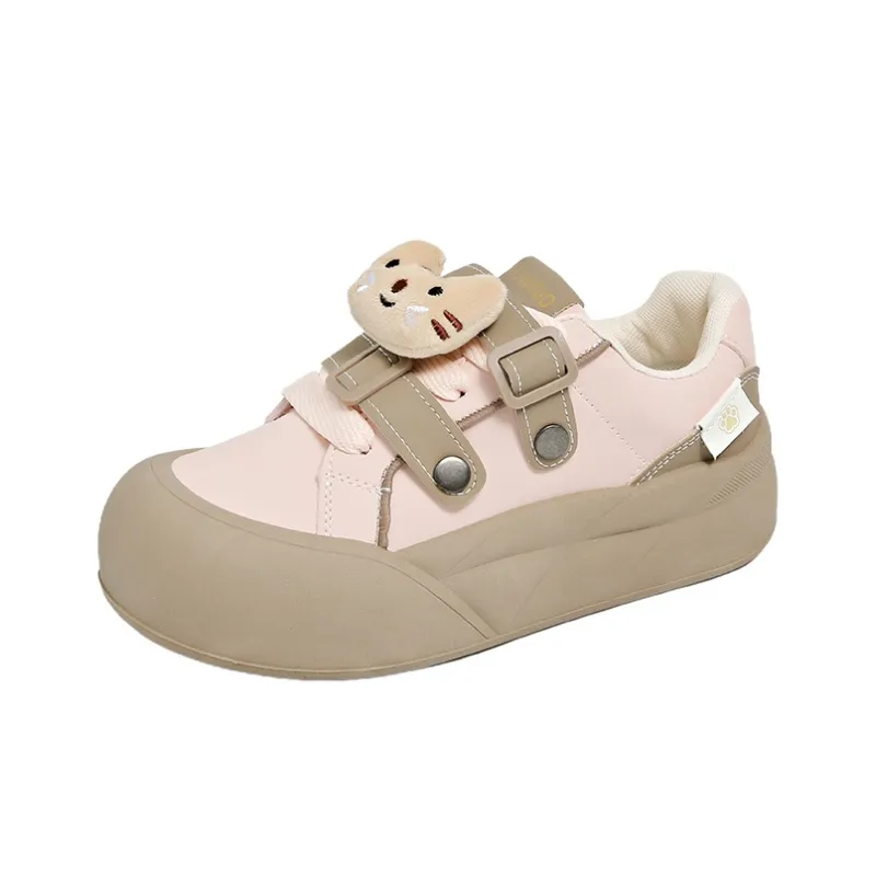 BANWEIDIYA Anti Slip And Wear Resistant Height Increasing Low Top Skateboard Shoes Women's-8