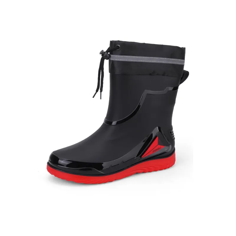 LONGYING Rain Boots Men-8