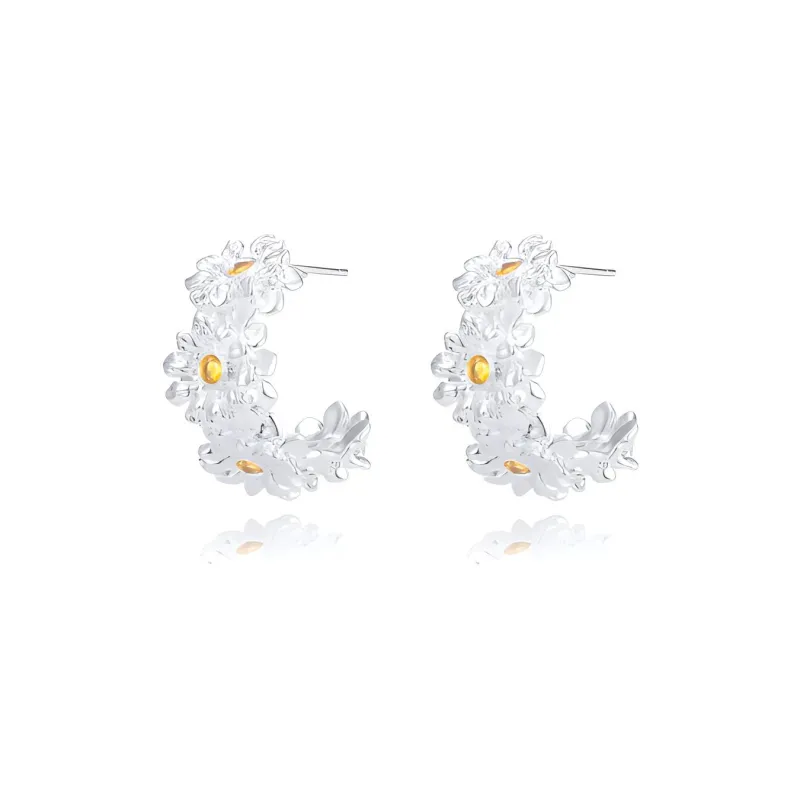 TEICE S925 Silver Stud Earrings Women's-1