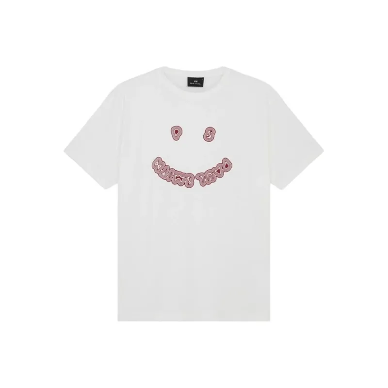 Paul Smith Happy Graphic T Shirt-0