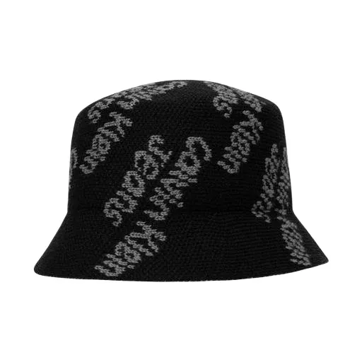CALVIN KLEIN Blended Material Bucket Hats Men's Black-3