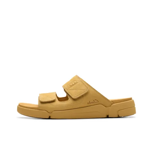 Clarks Slide Slippers Unisex Yellow
