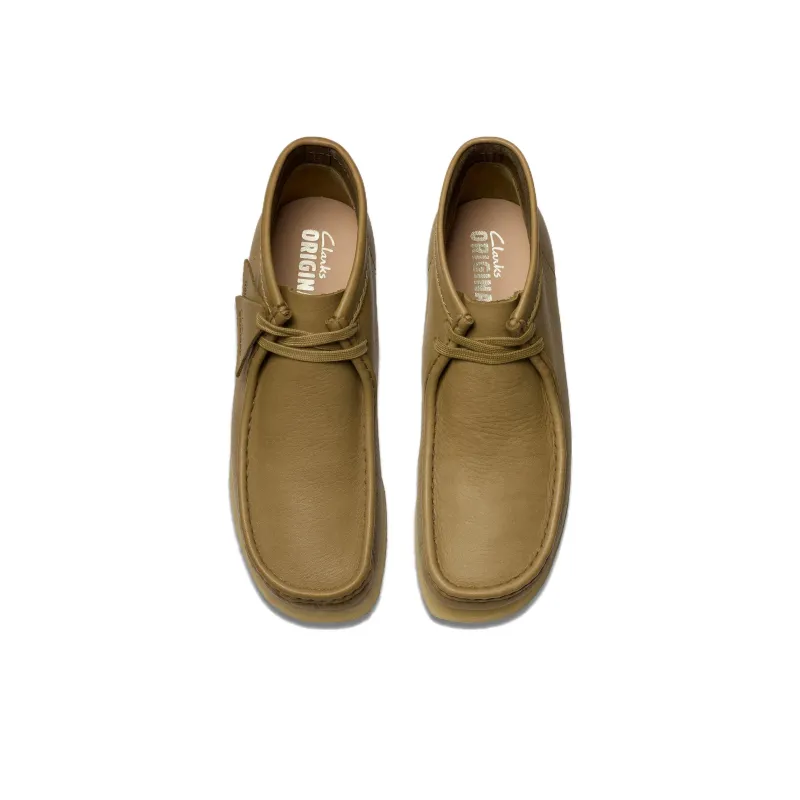 Clarks Wallabee Ankle Boots Men's Dark Olive-3