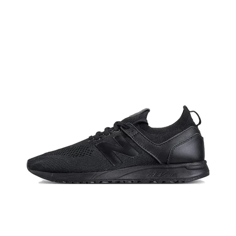 New Balance NB 247 Anti Slip Wear Resistant Low Top Casual Running Shoes Men's Black-0