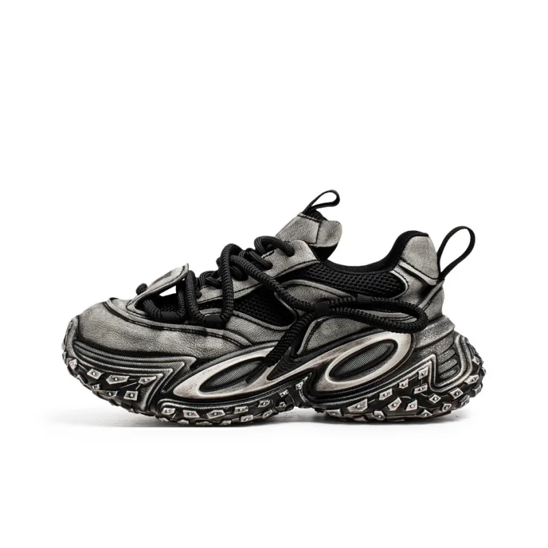 Grumpy Ram Breathable Height Increase Low Top Chunky Sneakers Men's-6