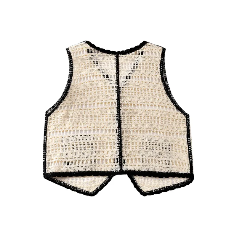 TOUCH Vest Women's Apricot Base With Black Frame-1