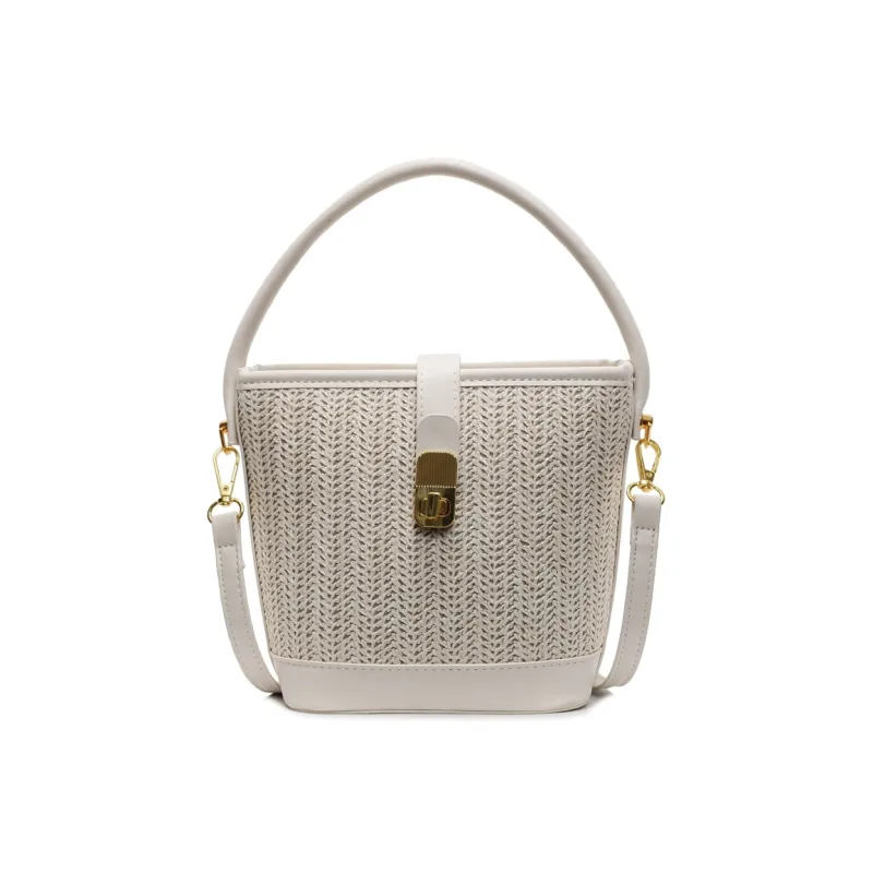 Yalu PU Handbag Women's Black/White/Khaki/Pink/Brown-8