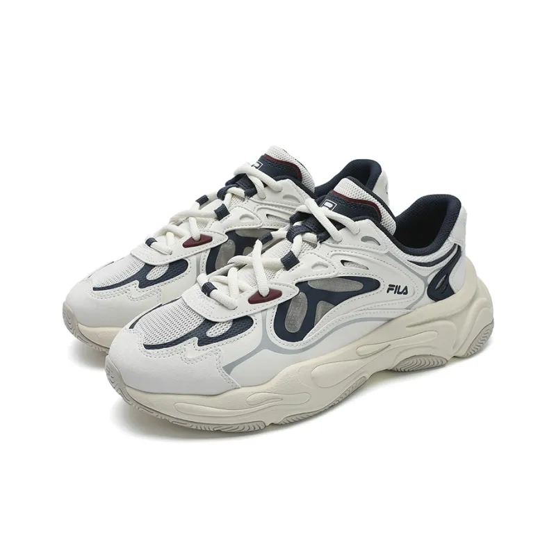 FILA MARS 4 Low Top Running Shoes Men's White Blue-2