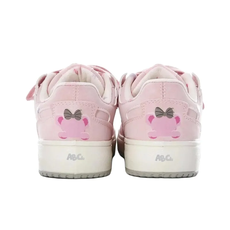 ABCIO Slip Resistant Waterproof Cushioning Height Increasing Low Top Skateboard Shoes Women's-28
