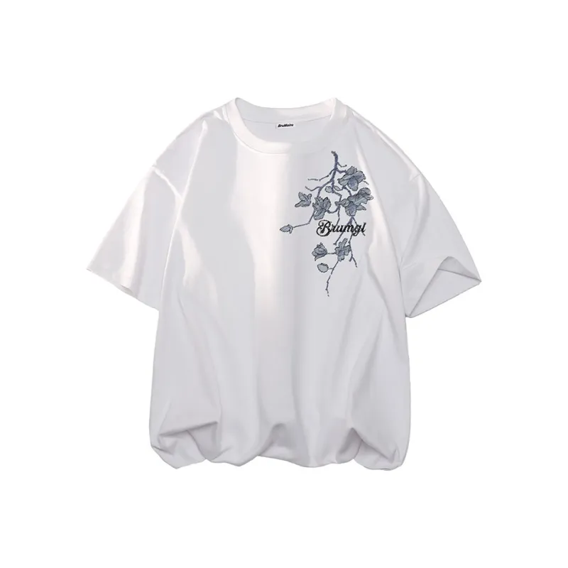 BRUMAIRE T Shirt Unisex Apricot Comes With Random Print Short Sleeved Top-12