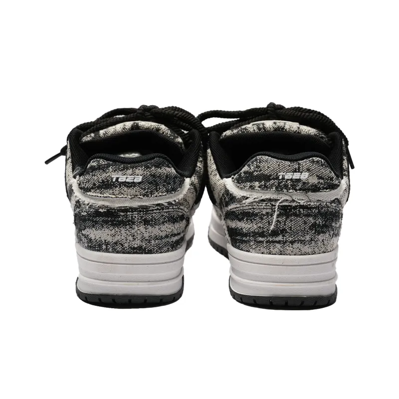 T628 Vintage Puffy Shoes Wear resistant, Lightweight, Breathable, And Non slip. Low Top Skateboard Shoes Unisex-57