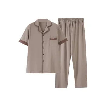 FENTENGCARE Pajama Set Men's Linen