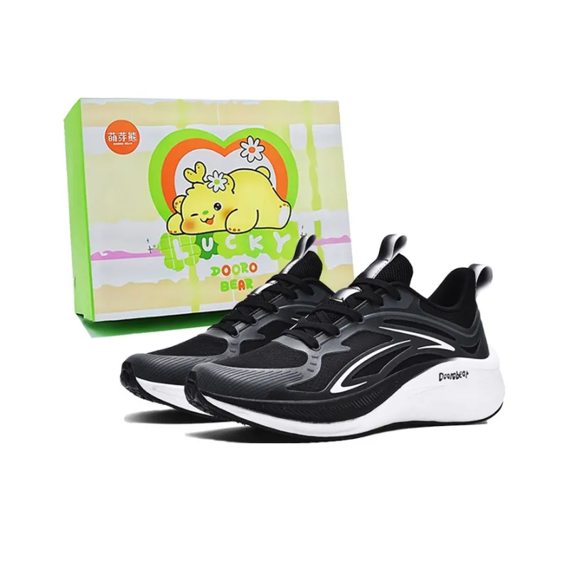Budding Bear Anti Slip Wear Resistant Breathable Lightweight Height Increasing Rebound Low Top Casual Shoes Unisex-25