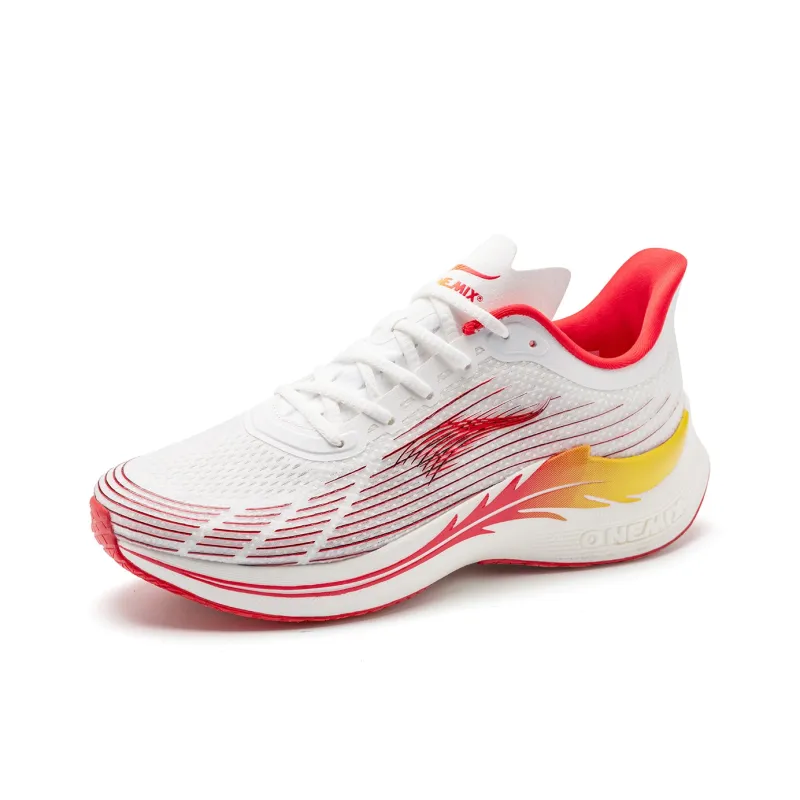 ONEMIX Wing Armor Running Shoes Unisex Phoenix White Red-2