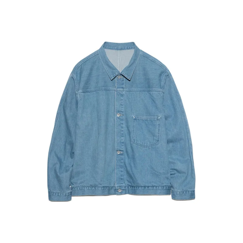 Nanamica Denim Jacket Men's Light Indigo-0
