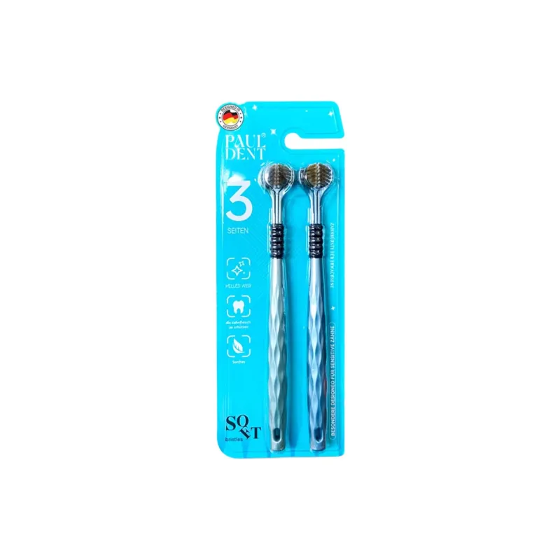 Paul dent Three Sided Surrounding Adults Toothbrushes Cleaning Set Of 2-0